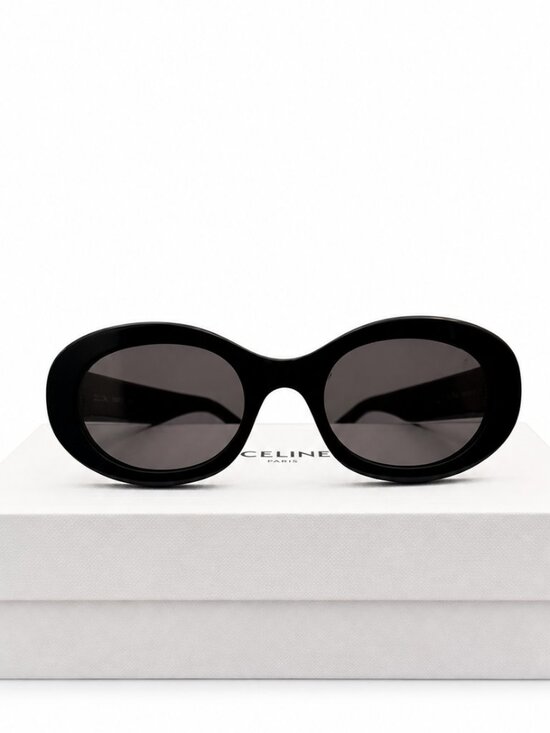?  Celine Paris CL40194U Sunglasses | Black Frame Gray Lens | NWT main image 8